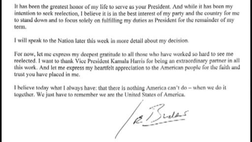 Los demócratas celebran el legado de Biden, los republicanos exigen su dimisión