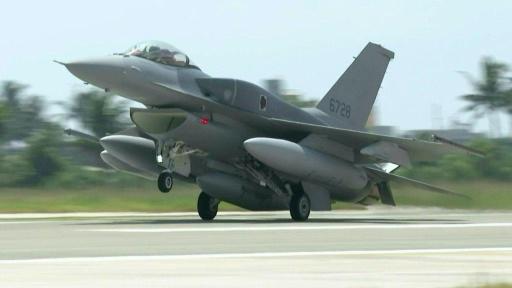 Taiwán recibe sus primeros aviones de combate F-16V fabricados en EEUU