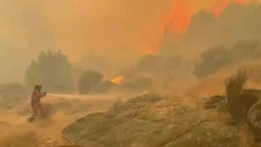 Más de 160.000 evacuados por los incendios que arrasan España y Francia