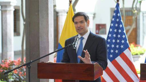 Rubio anuncia una ayuda por 20 millones de dólares y un férreo apoyo a Ecuador contra el narco