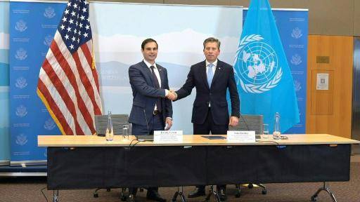 EEUU promete 2.000 millones de dólares a la ONU para ayuda humanitaria en 2026