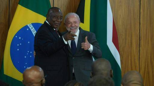 Lula llama a Sudáfrica a cooperar en defensa: Cualquier día nos invaden