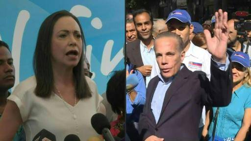 Candidatura presidencial al margen de líder Machado atomiza oposición de Venezuela