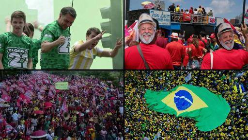 Payaso, corrupto: Lula y Flávio Bolsonaro se insultan en el primer debate electoral en Brasil