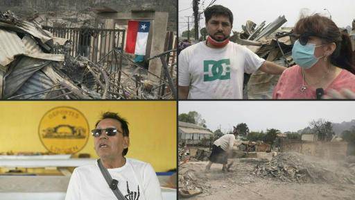 Mucho peor que el tsunami de 2010, dicen chilenos que perdieron todo en los incendios