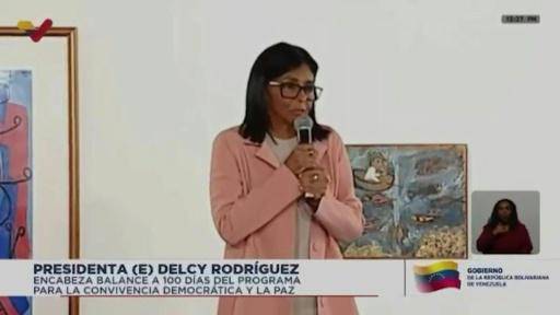 La presidenta de Venezuela representa a su país ante la corte de la ONU en la disputa territorial con Guyana
