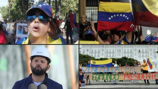 Manifestaciones en toda España en solidaridad con la oposición venezolana