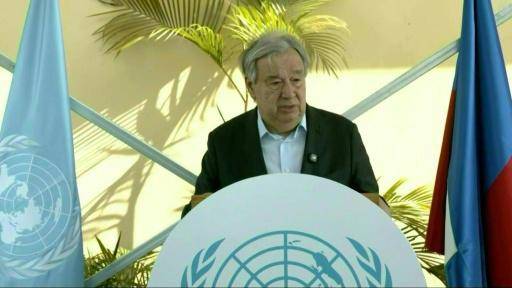 El secretario general de la ONU pide perdón a las víctimas de las bandas armadas en Haití