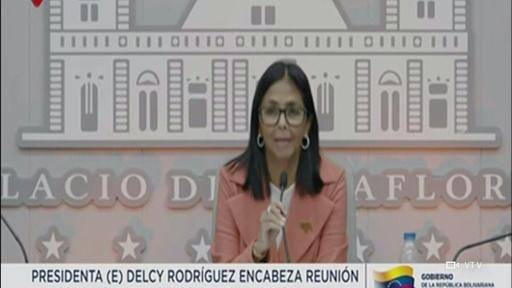 La presidenta venezolana crea una comisión para reestructurar su gobierno tras la caída de Maduro