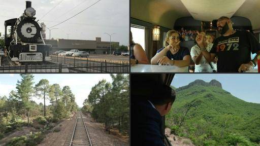 El tren de las Barrancas del Cobre en México atrae a turistas intrépidos
