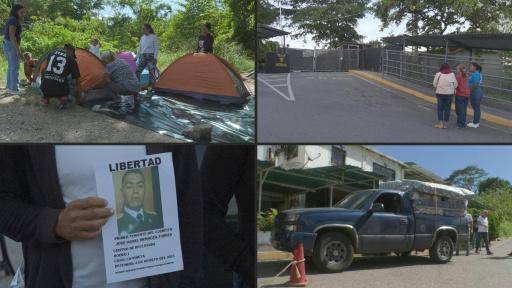 Instalan un campamento fuera de una prisión de Venezuela a la espera de más excarcelaciones