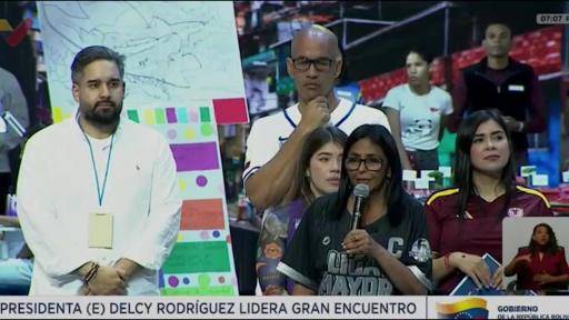 La presidenta interina pide a Trump el cese del bloqueo y las sanciones sobre Venezuela