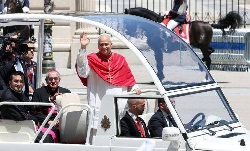El papa León XVI ofició una misa ante más de 1,2 millones de fieles en Madrid