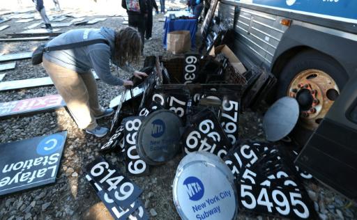 Las reliquias del metro de Nueva York se venden como pan caliente
