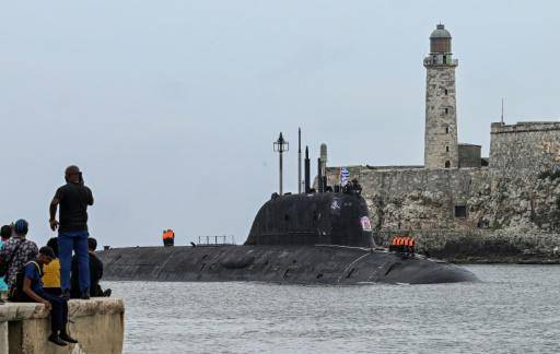 Destacamento naval ruso con submarino nuclear llega a Cuba