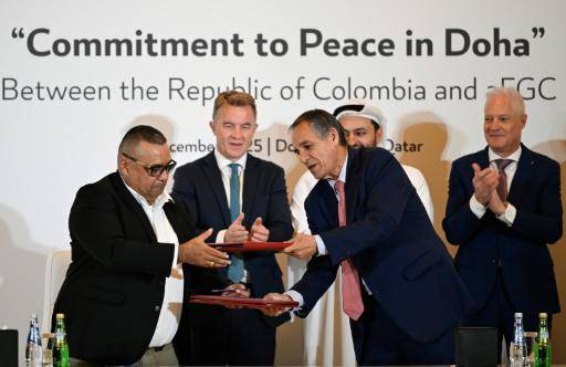 Colombia y el Clan del Golfo acuerdan en Catar continuar las conversaciones