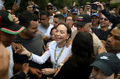 María Corina Machado recorre la zona devastada por los terremotos en Venezuela
