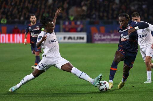 Marsella gana 2-1 en Montpellier y mantiene la caza a la cabeza de la Ligue 1
