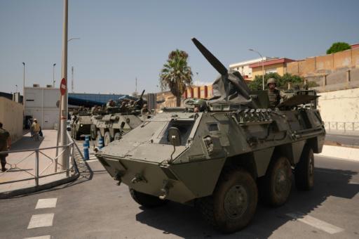 Detenidos 12 migrantes marroquíes por apedrear a militares españoles en Ceuta