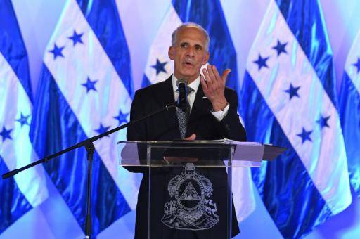 El presidente de Honduras, Nasry Asfura, en una rueda de prensa en Tegucigalpa el 31 de julio de 2026