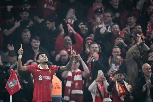 Hat-trick de Luis Díaz ante Leverkusen mantiene el pleno europeo del Liverpool