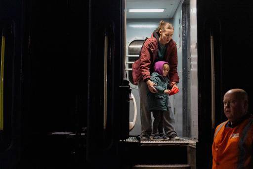 Viajar en tren en Ucrania, una odisea bajo la amenaza de los drones rusos