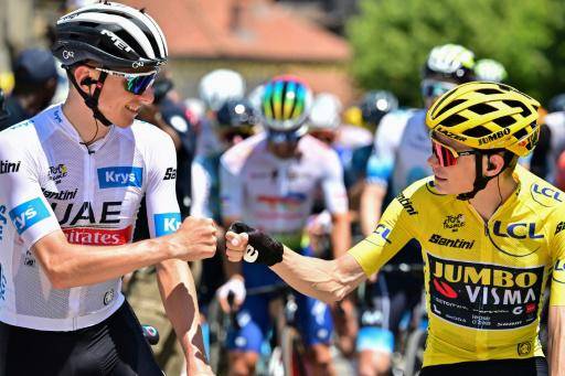 Pogacar y Vingegaard, el fuego y el hielo pugnan por el Tour de Francia