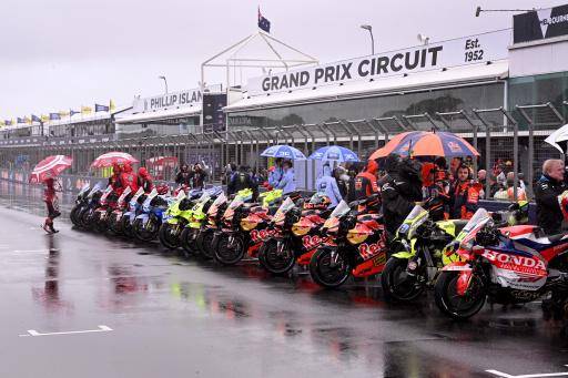 Phillip Island se despide de MotoGP con la anulación de la carrera por lluvia