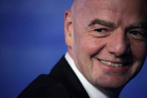 El presidente de la FIFA, Gianni Infantino, durante un evento económico en Washington el 15 de abril de 2026