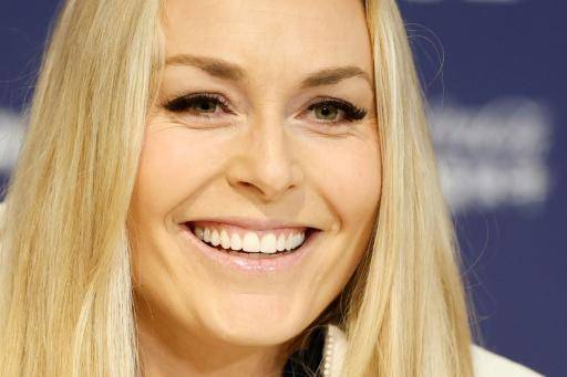 La estadounidense Lindsey Vonn durante una conferencia de prensa antes de los Juegos Olímpicos de Milán Cortina, el 3 de febrero de 2026