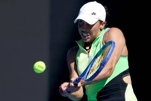 Madison Keys hits a return to Czech Republic’s Karolina Pliskova