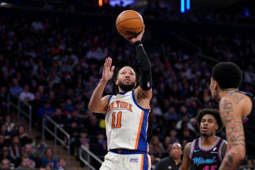 Jalen Brunson con 47 puntos lideró a los Knicks a vencer a Miami Heat el 21 de diciembre de 2025 en el Madison Square Garden, en nueva York