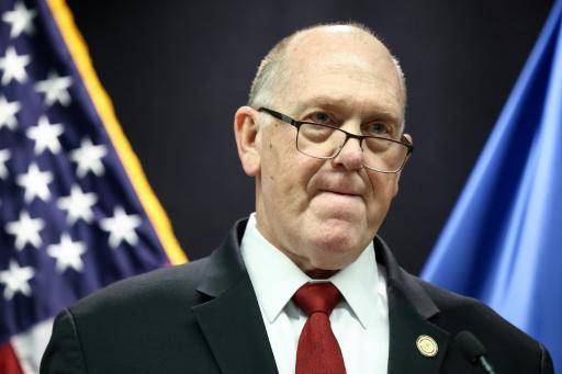 El zar fronterizo de la Casa Blanca, Tom Homan, el 4 de febrero de 2026 en Mineápolis, Minesota (EEUU)