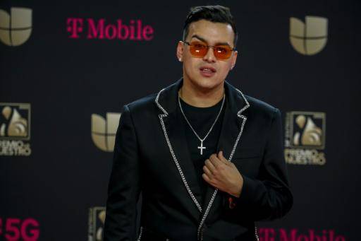 AFP | El cantante colombiano Yeison Jiménez, en la gala del Premio Lo Nuestro de la cadena de televisión Univisión, en Miami, el 24 de febrero de 2022