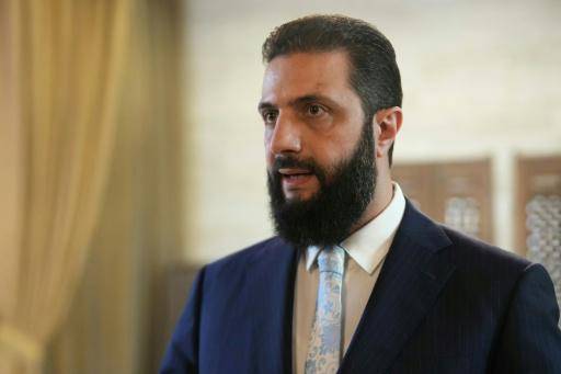 Ahmed al Sharaa, presidente de Siria, el 18 de enero de 2026 en el Palacio Presidencial, en Damasco