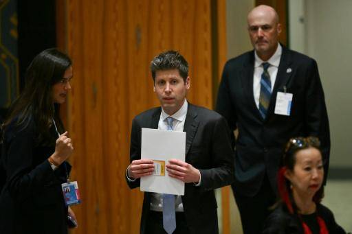 El director ejecutivo de OpenAI, Sam Altman, asiste a una reunión del Consejo de Seguridad de la ONU sobre inteligencia artificial durante la Asamblea General de las Naciones Unidas, en la sede de la ONU en Nueva York, el 23 de septiembre de 2026.