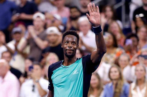 Gael Monfils se despide del público del US Open tras su derrota en segunda ronda el 3 de septiembre de 2026