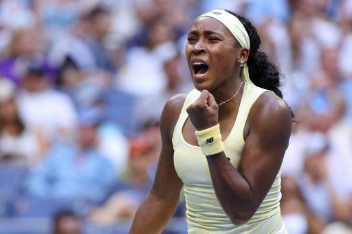 Coco Gauff celebra su victoria en tercera ronda del US Open el 5 de septiembre de 2026