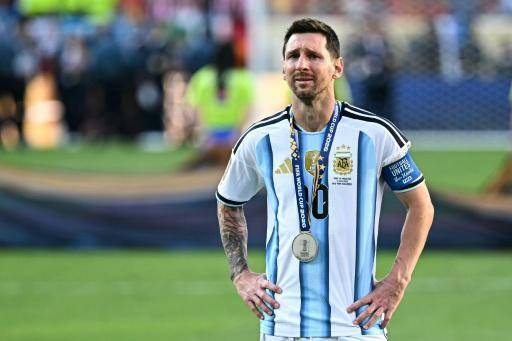 Lionel Messi tras la derrota de Argentina en la final del Mundial 2026 en East Rutherford (Nueva Jersey) el 19 de julio de 2026