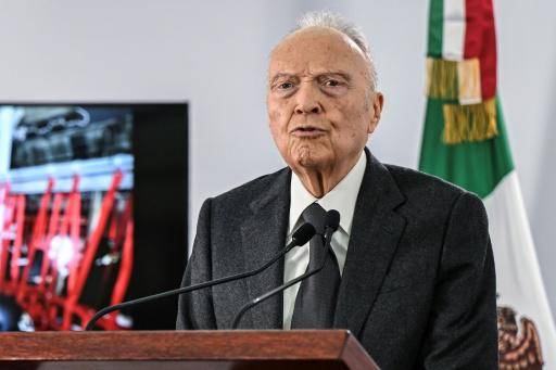 El fiscal general de México, Alejandro Gertz, en una rueda de prensa en Ciudad de México el 13 de agosto de 2025