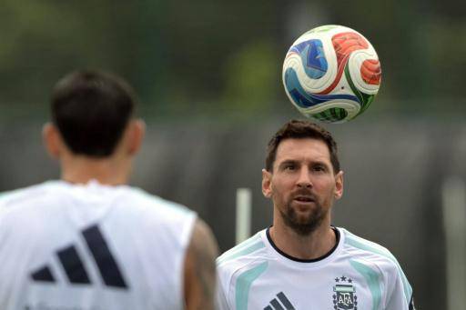 Lionel Messi en un entrenamiento con Argentina en Kansas City el 13 de junio de 2026