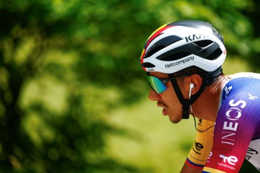 El corredor colombiano del INEOS Grenadiers, Egan Bernal, durante la 19ª etapa del Giro de Italia, entre Feltre y Alleghe, el 29 de mayo de 2026