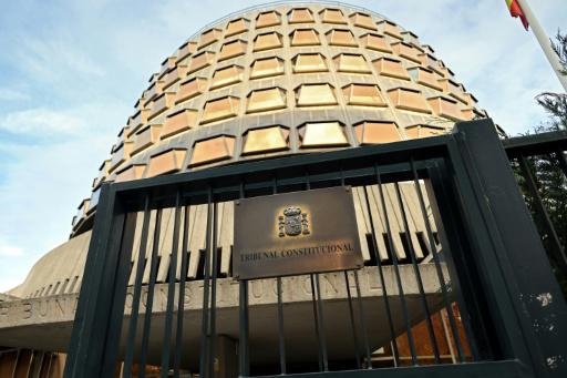 Una imagen de la sede del Tribunal Constitucional español tomada el 20 de diciembre de 2022 en Madrid