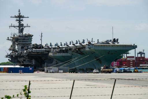 El portaaviones USS Abraham Lincoln atracado en el puerto de Laem Chabang, Tailandia, el 3 de septiembre de 2026