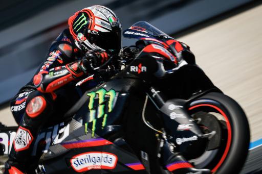 Marco Bezzecchi durante una sesión de ensayos de MotoGP en el inicio del fin de semana del Gran Premio de Países Bajos. En el circuito de Assen, el 26 de junio de 2026