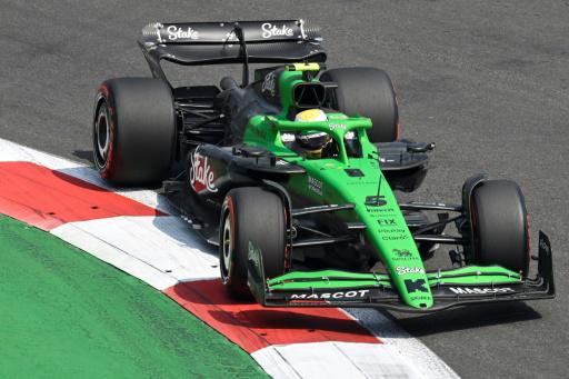 El brasileño Gabriel Bortoleto, piloto de Sauber, durante la primera sesión de prácticas del Gran Premio de México de la Fórmula 1, en el circuito Hermanos Rodríguez, en Ciudad de México, el 24 de octubre de 2025