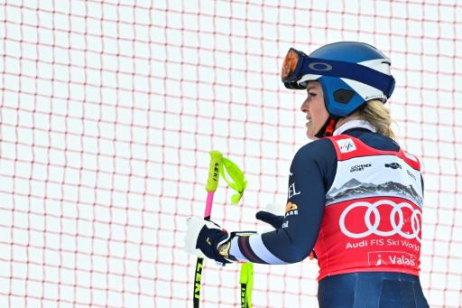 La esquiadora Lindsey Vonn tras sufrir una caída durante el descenso de Crans Montana (Suiza), el 30 de enero de 2026
