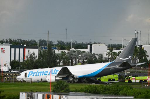 Cinco muertos en el accidente de un avión de carga que se salió de la pista en Miami