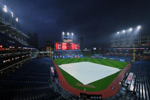 Vista general del Progressive Field de Cleveland antes del partido entre los Guardianes y los Rays de Tampa Bay el 16 de octubre de 2026