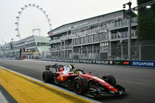 Meteorología extrema en Singapur, dura prueba para los pilotos de F1